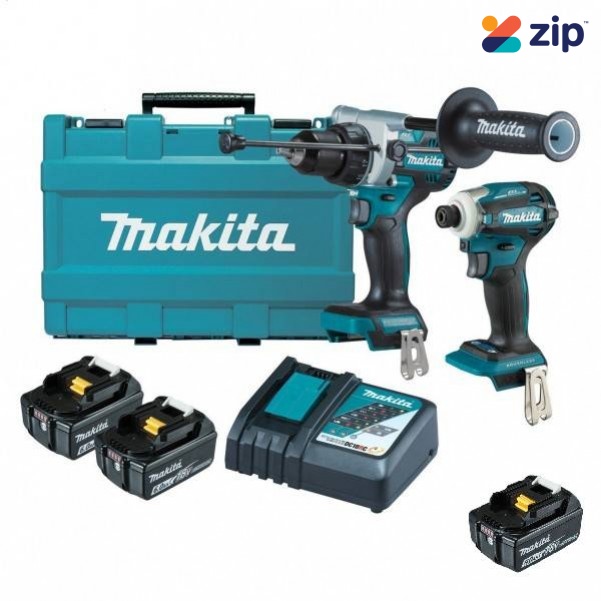 Makita DLX2455G - 18V 6.0Ah Li-Ion Brushless 2 Piece Combo Kit